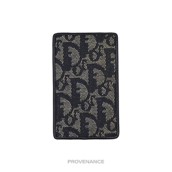 🔴 Dior Card Holder Wallet - Monogram Navy Trotter - Picture 1 of 6